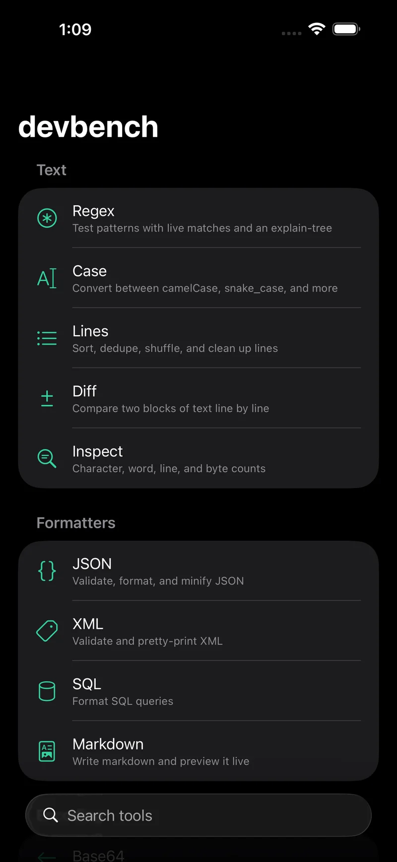 devbench — Work with schedules